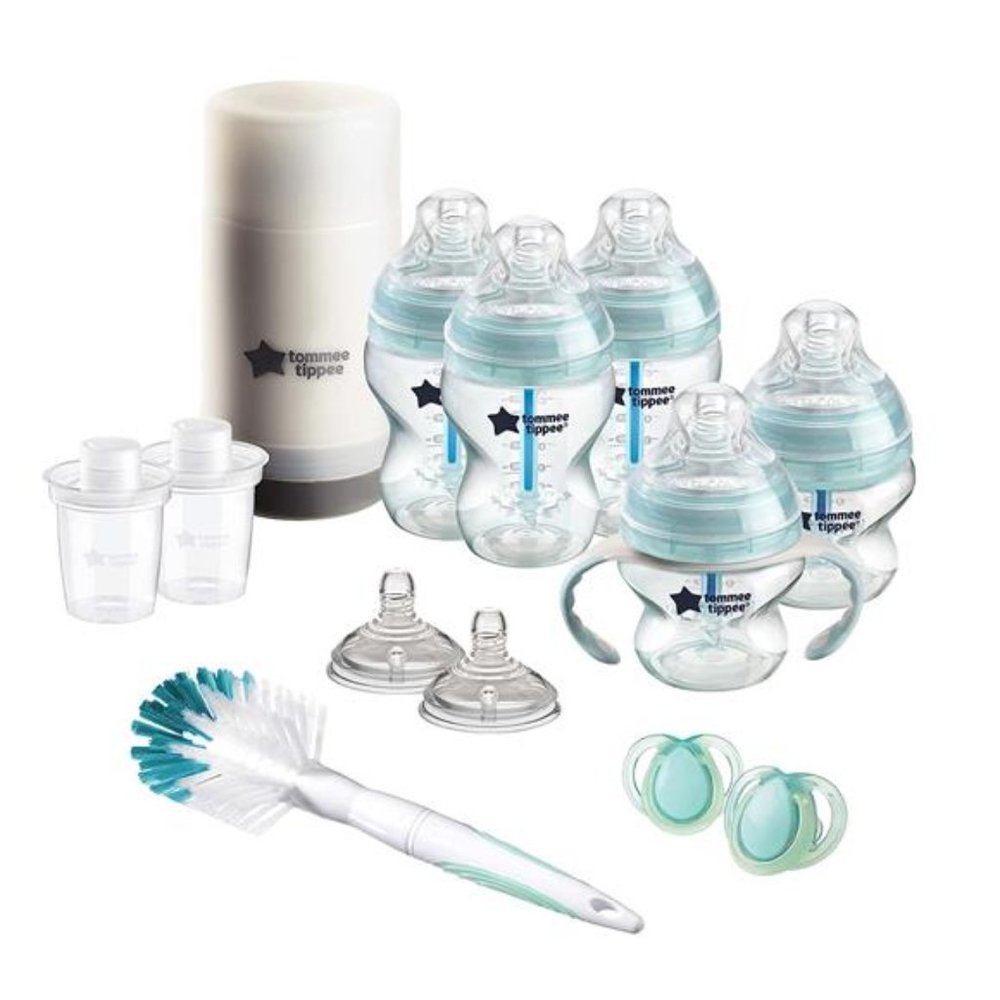 Advanced Anti-Colic Newborn Baby Bottle Feeding Gift Set,Heat Sensing Technology
